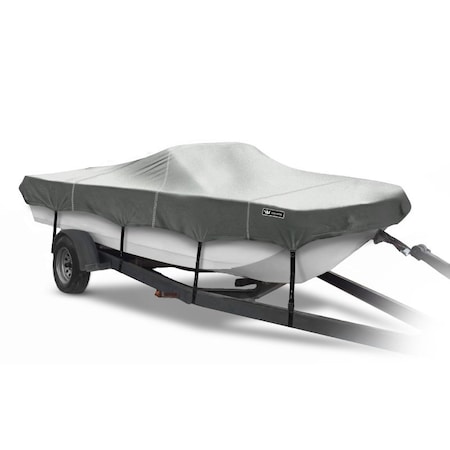 Eevelle Boat Cover TRI HULL RUNABOUT Inboard 14ft 6in L 75in W Charcoal SFTR1475-CHL